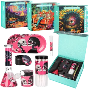 Pulsar Design Series Beaker Water Pipe Smoker's Kit | 7.75"
