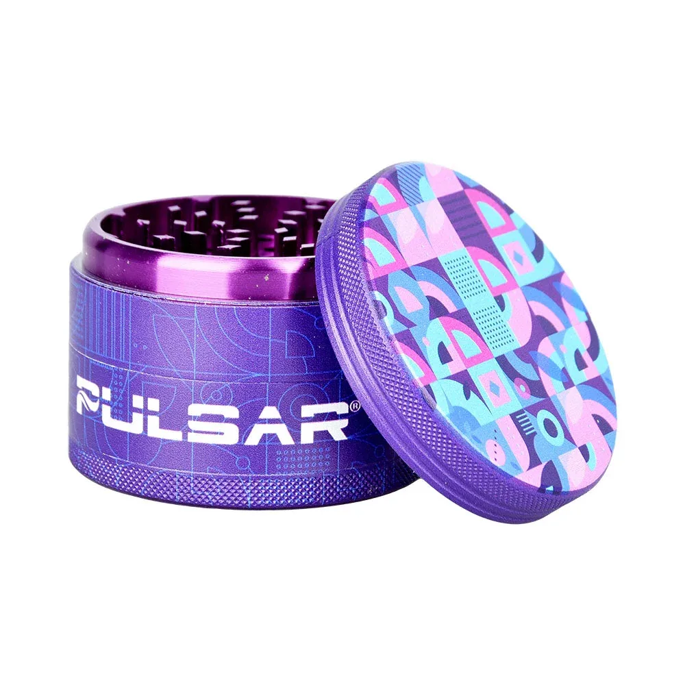 Pulsar Design Series Grinder with Side Art - Candy Floss / 4pc / 2.5" - Image 2