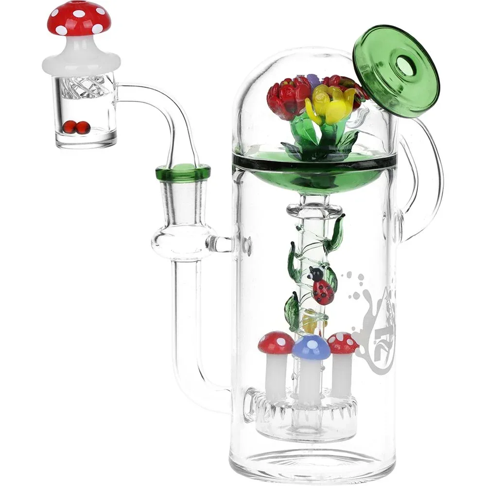Pulsar Garden Glass Dab Rig Set - 7" / 14mm F