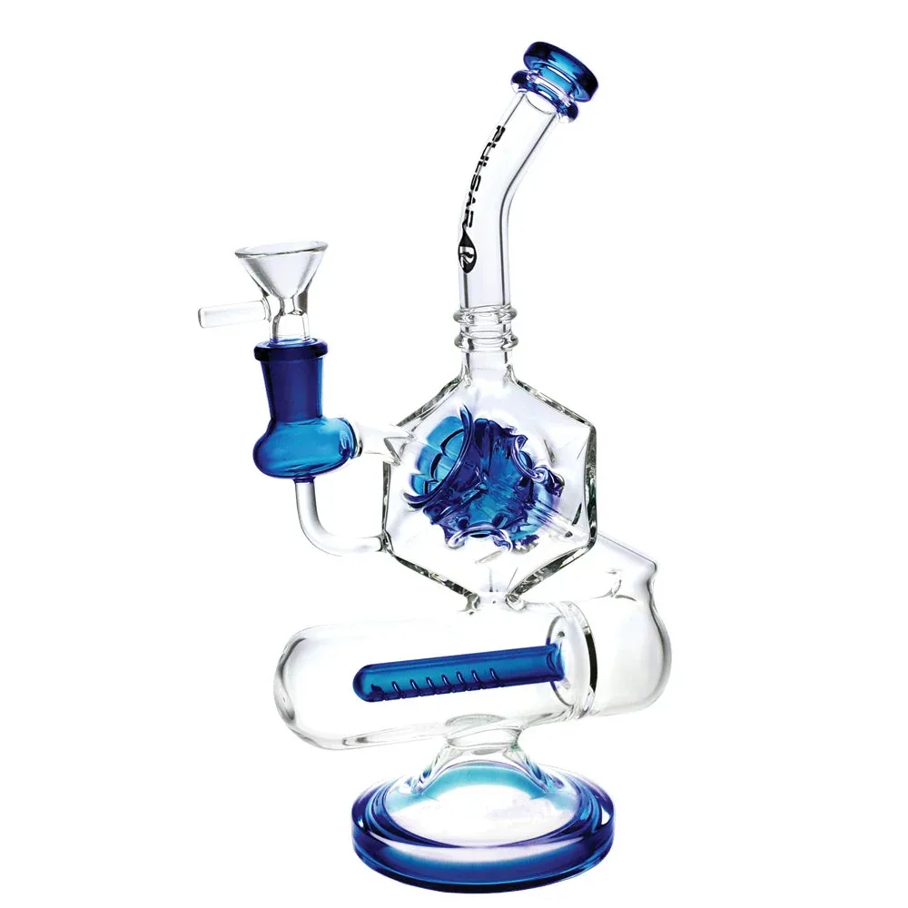 Pulsar Inception Cube Water Pipe- 10.5"/14mm F/Colors Vary - Image 2