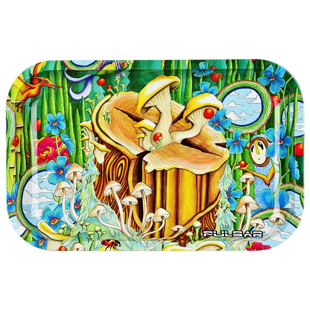 Pulsar Metal Rolling Tray - Where Love Is Alive / 11"x7"