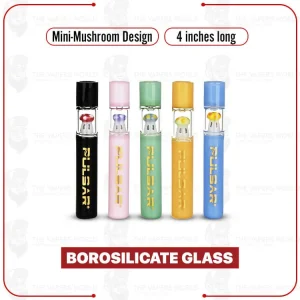 Pulsar Mini-Mushroom Glass Chillum