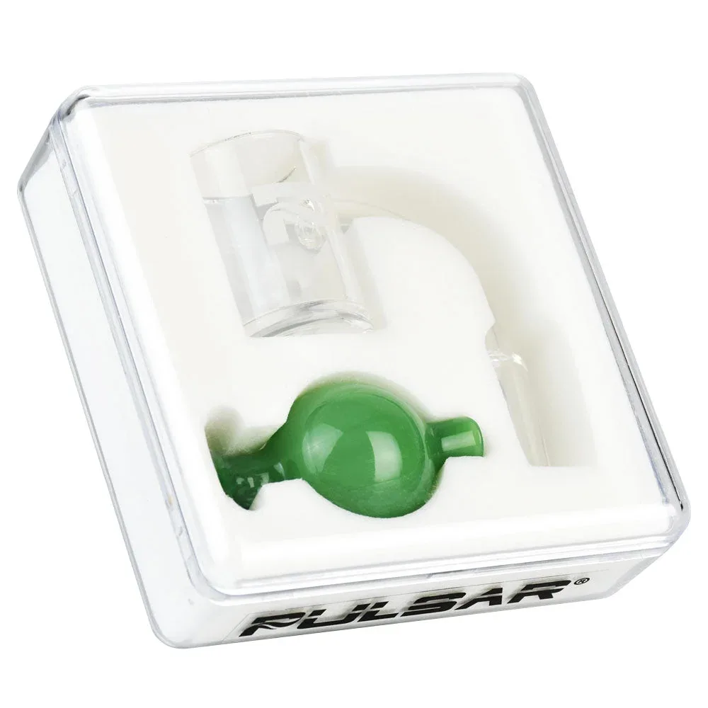 Pulsar Quartz Banger & Ball Carb Cap Set- 14mm M/Colors Vary - Image 2