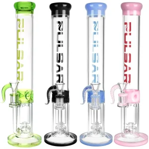 Pulsar Recycler Tube Water Pipe - 15"/14mm F/Colors Vary