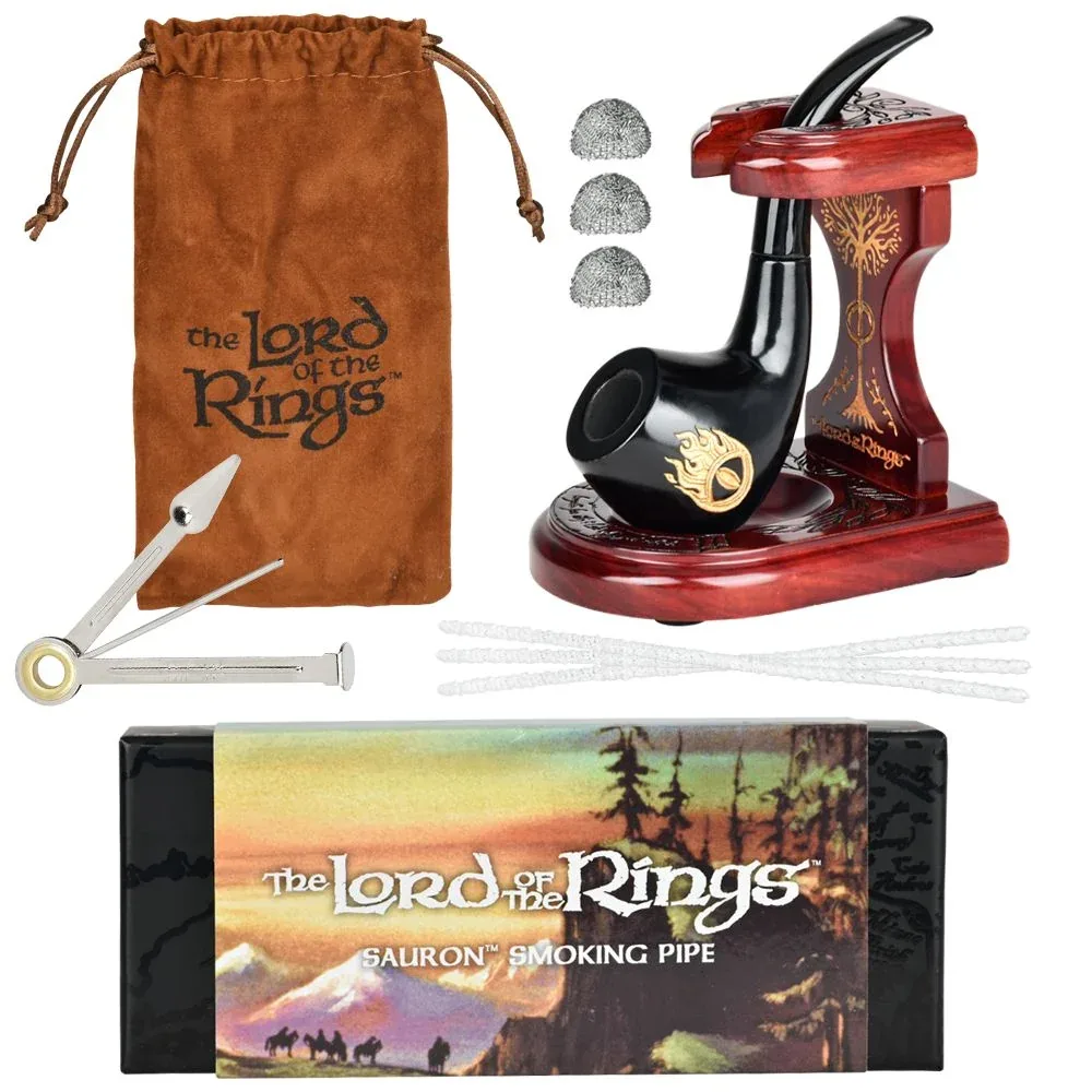 Pulsar Shire Pipes x LoTR SAURON Pipe & MIDDLE-EARTH Pipe Stand Bundle- 5.5" - Image 2
