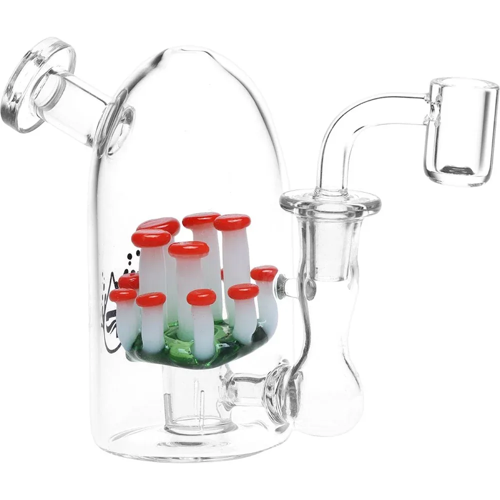 Pulsar There's Not Mushroom Left In Here Mini Glass Dab Rig - 4.75" / 14mm F - Image 2