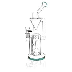 Pulsar Thinker Gravity Recycler Water Pipe - 11" / 14mm F / Colors Vary