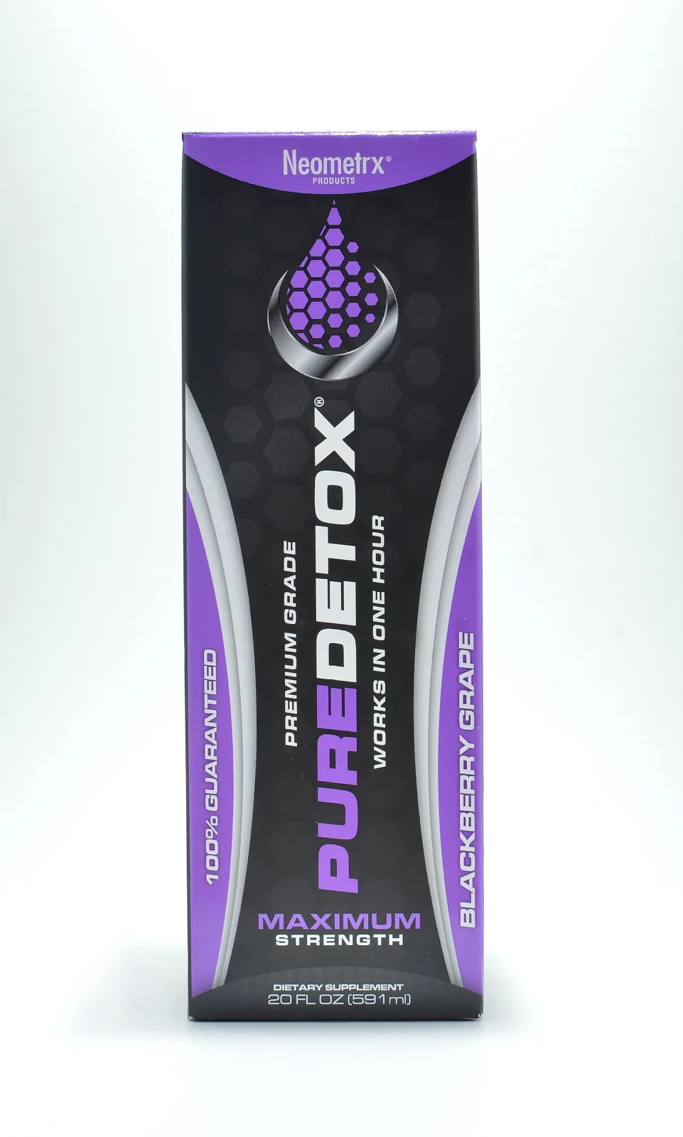 Pure Detox Maximum Strength 20oz - Blackberry Grape - Image 2