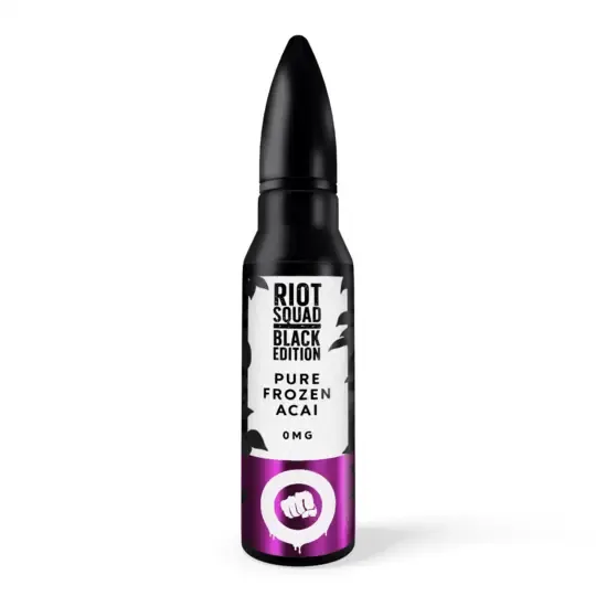 PURE FROZEN ACAI E-LIQUID BY RIOT SQUAD BLACK EDITION