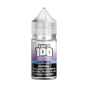 Purple Iced Salt 30ml E-Juice | Keep it 100