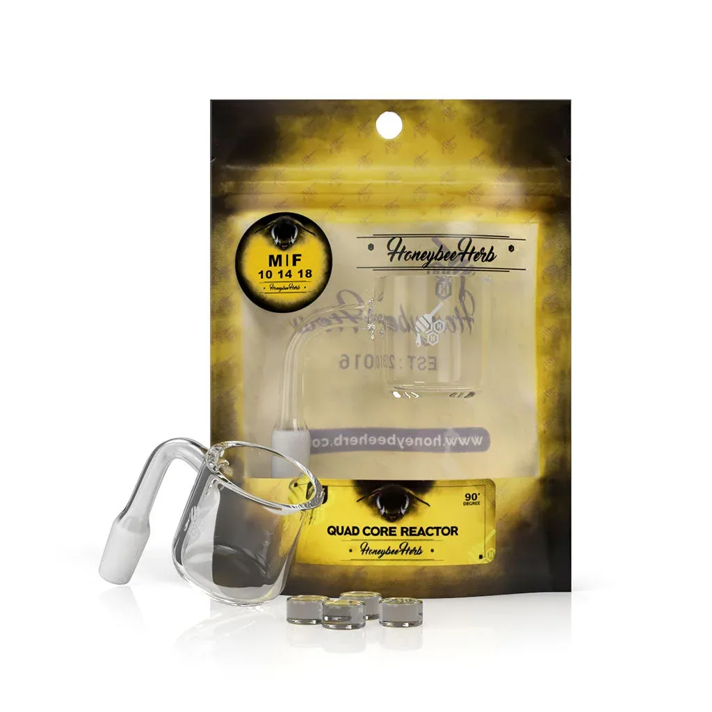 Quad Core Reactor Quartz Banger - 90° Degree | YL - Image 2