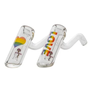 Rainbow Layback Bubbler - 5in
