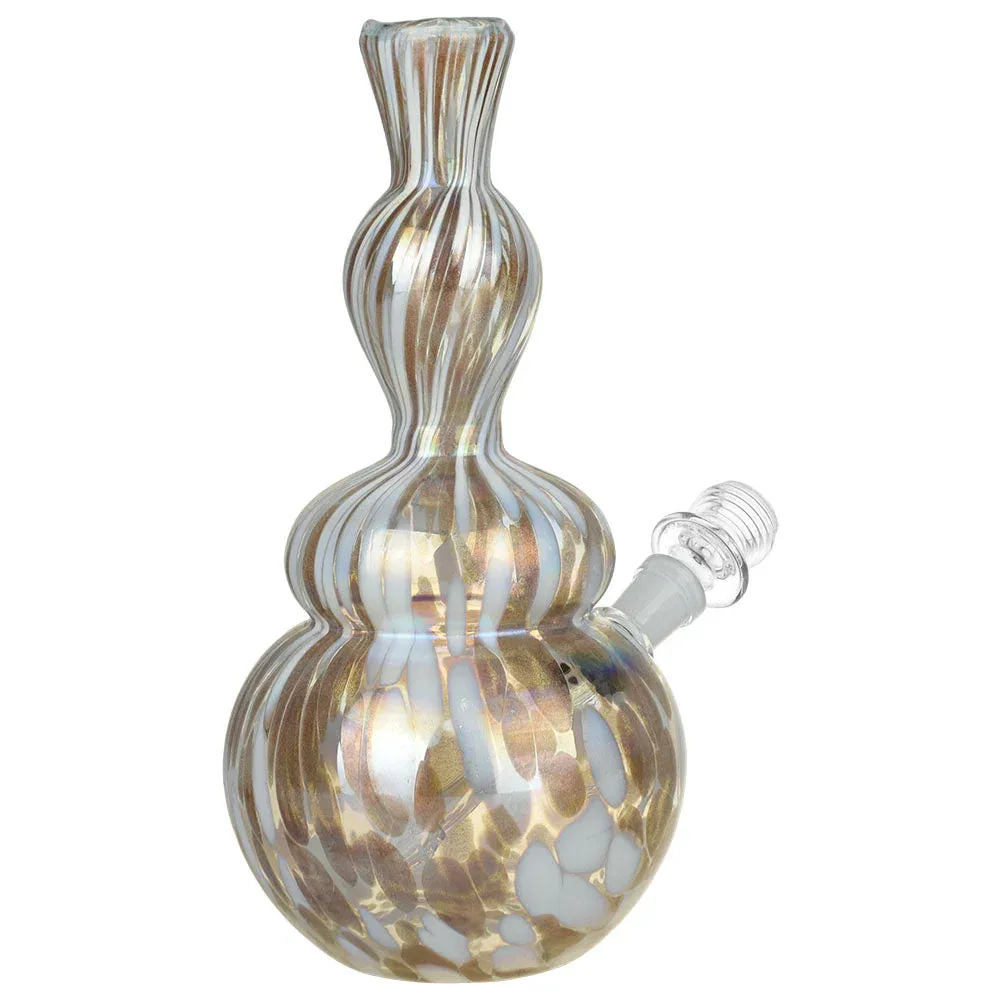 Rainbow Sensation Soft Glass Water Pipe - 9" / 14mm F - Image 2