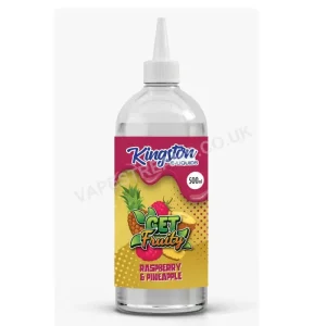 Raspberry & Pineapple 500ml E-Liquid Shortfill by Kingston