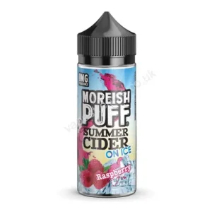 Raspberry Summer Cider On Ice E-Liquid Shortfill by Moreish Puff