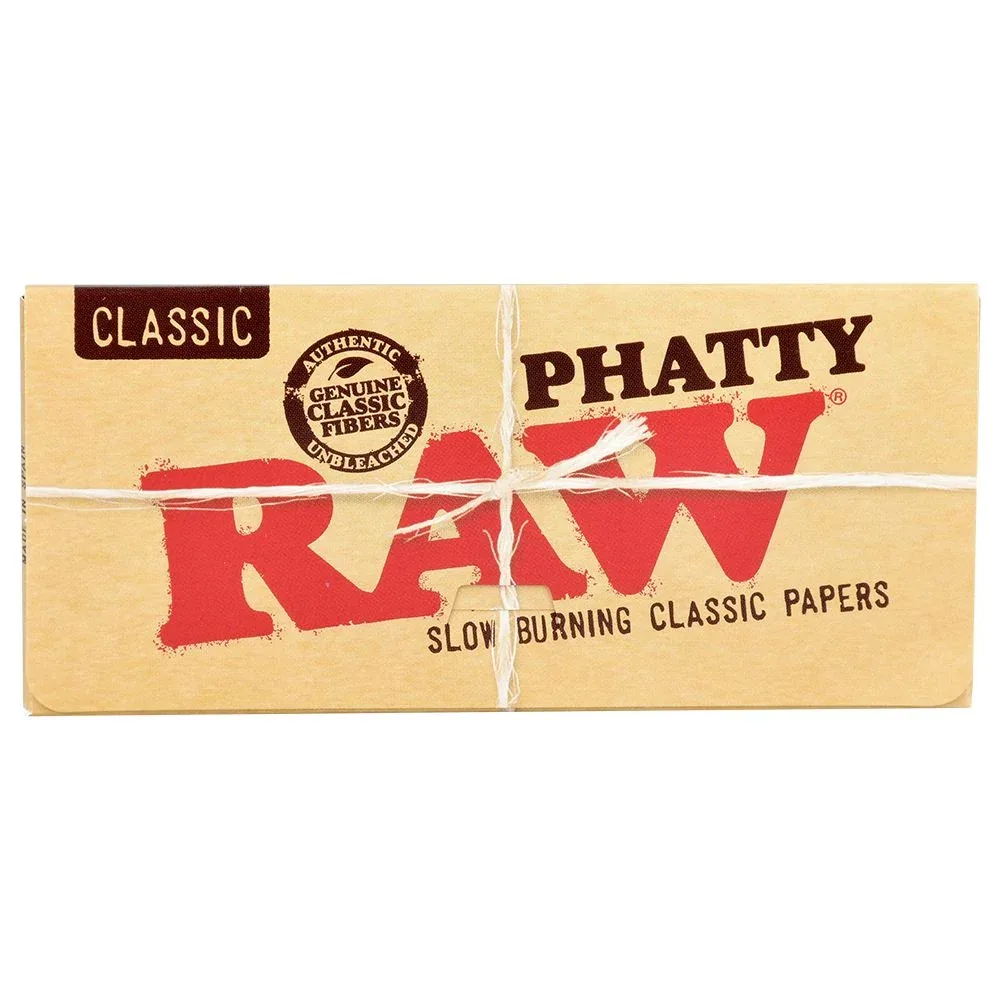 RAW Classic Rolling Papers - Phatty / 32pc 24pk - Image 2