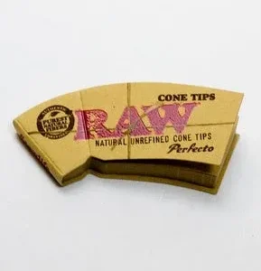RAW Natural Unrefined Cone Tips Perfecto