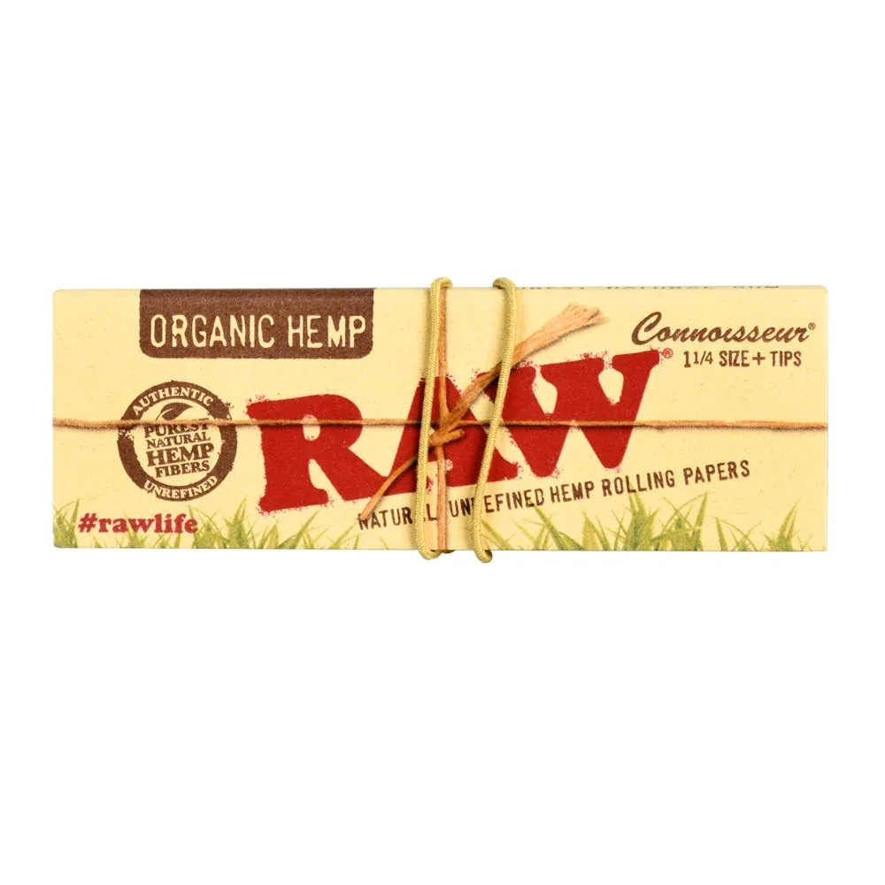 Raw Organic Hemp 1¼ Connoisseur Rolling Papers - 25PC - Image 2