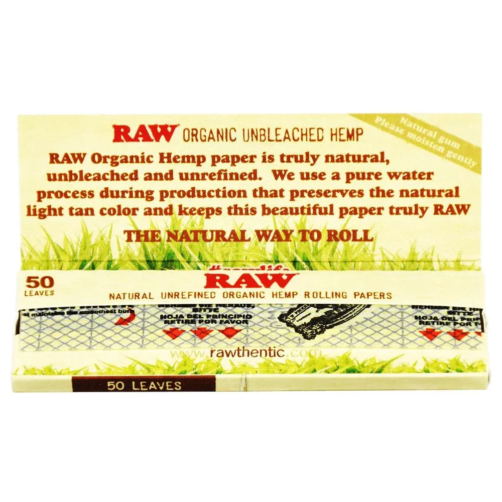 Raw Organic Hemp Rolling Papers - Image 2