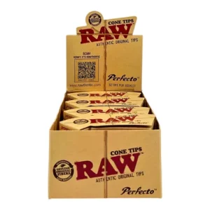 Raw Perfecto Cone Tips 24ct Case