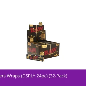 Raw Rolling Papers Wraps (DSPLY 24pc) (32