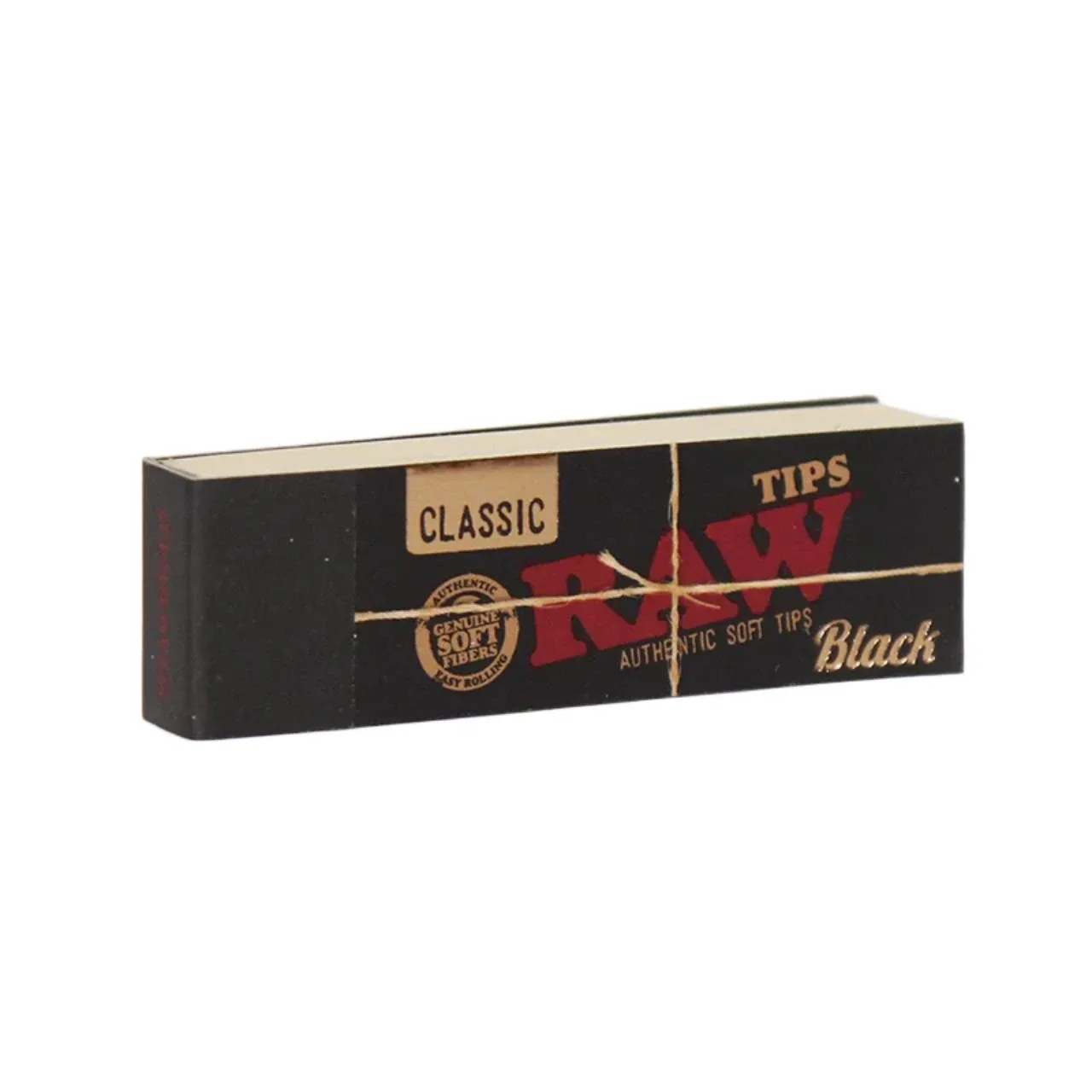 Raw Soft Tips Black Pack of 1 | 50 Count Classic