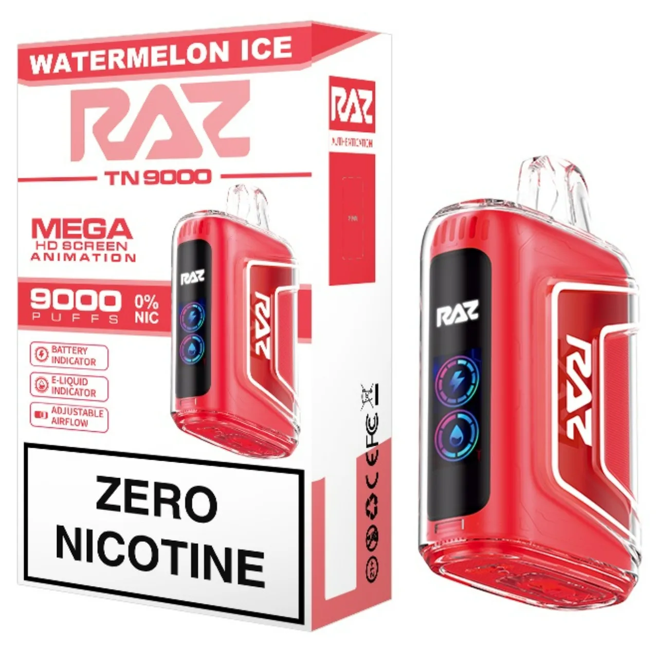 Raz TN9000 Zero Nicotine Disposable | 9K Puffs