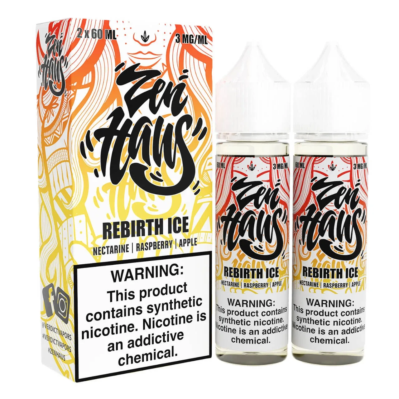 Rebirth Ice 2x60ml E-Juice | Zen Haus