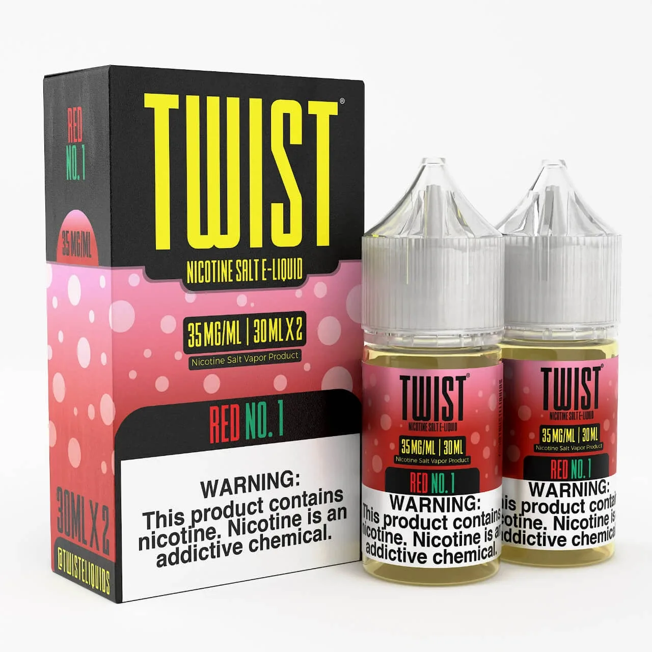 Red No.1 60ml Salt E-Juice | Twist E-Liquids