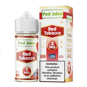 Red Tobacco Tobacco Free Nicotine 100ML E-Juice | Pod Juice