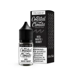 Red White & Berry (Bom Pop) 30ml Salt E-Juice | Coastal Clouds