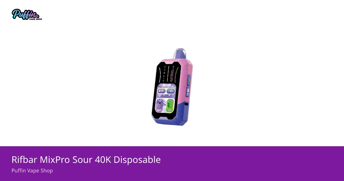 Rifbar MixPro Sour 40K Disposable