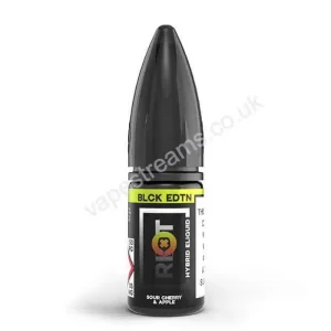 Riot Salt Blck Edtn Sour Cherry & Apple Nicotine Salt E-Liquid