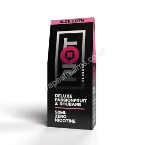 Riot Squad BLCK EDTN Deluxe Passionfruit & Rhubarb E-Liquid Shortfill