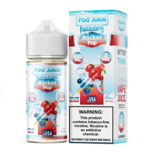 Rocket Pop Freeze Tobacco Free Nicotine E-Juice 100ml | Pod Juice