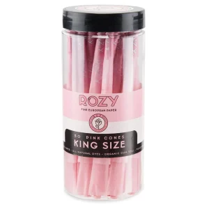 Rozy Pink Cones Jar| 50COUNT