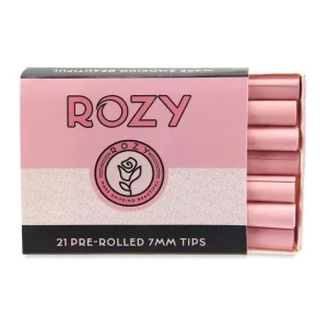 Rozy Pink Tips Prerolled 7MM Tips | Pack of 1