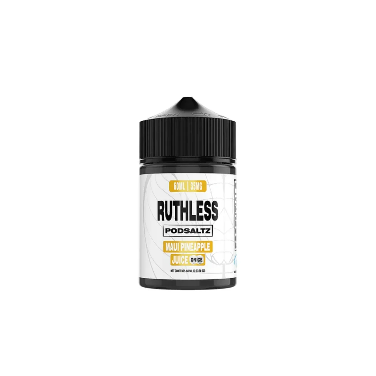 Ruthless Essentials Maui Pineapple Juice On Ice Salt 60ml E-Juice