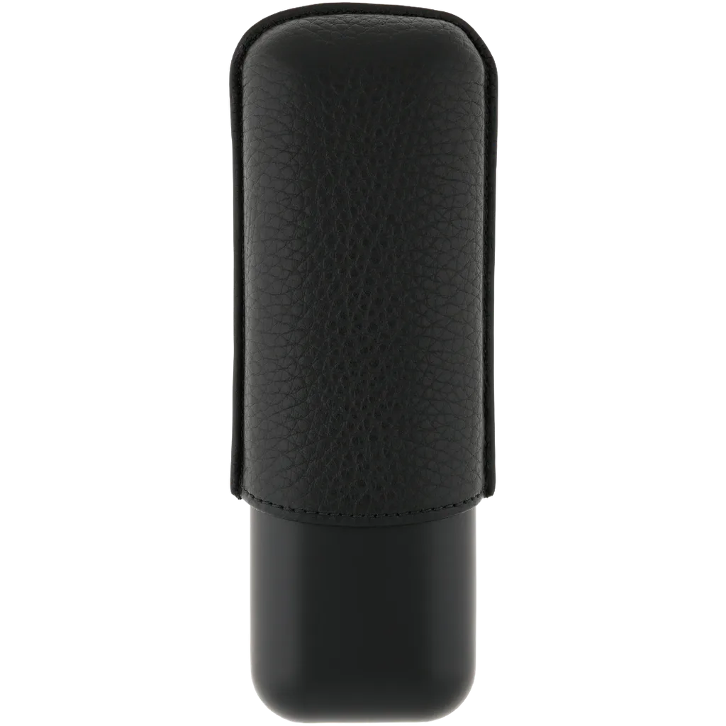 S.T. Dupont Double Cigar Case – Black Grain Matte - Image 2