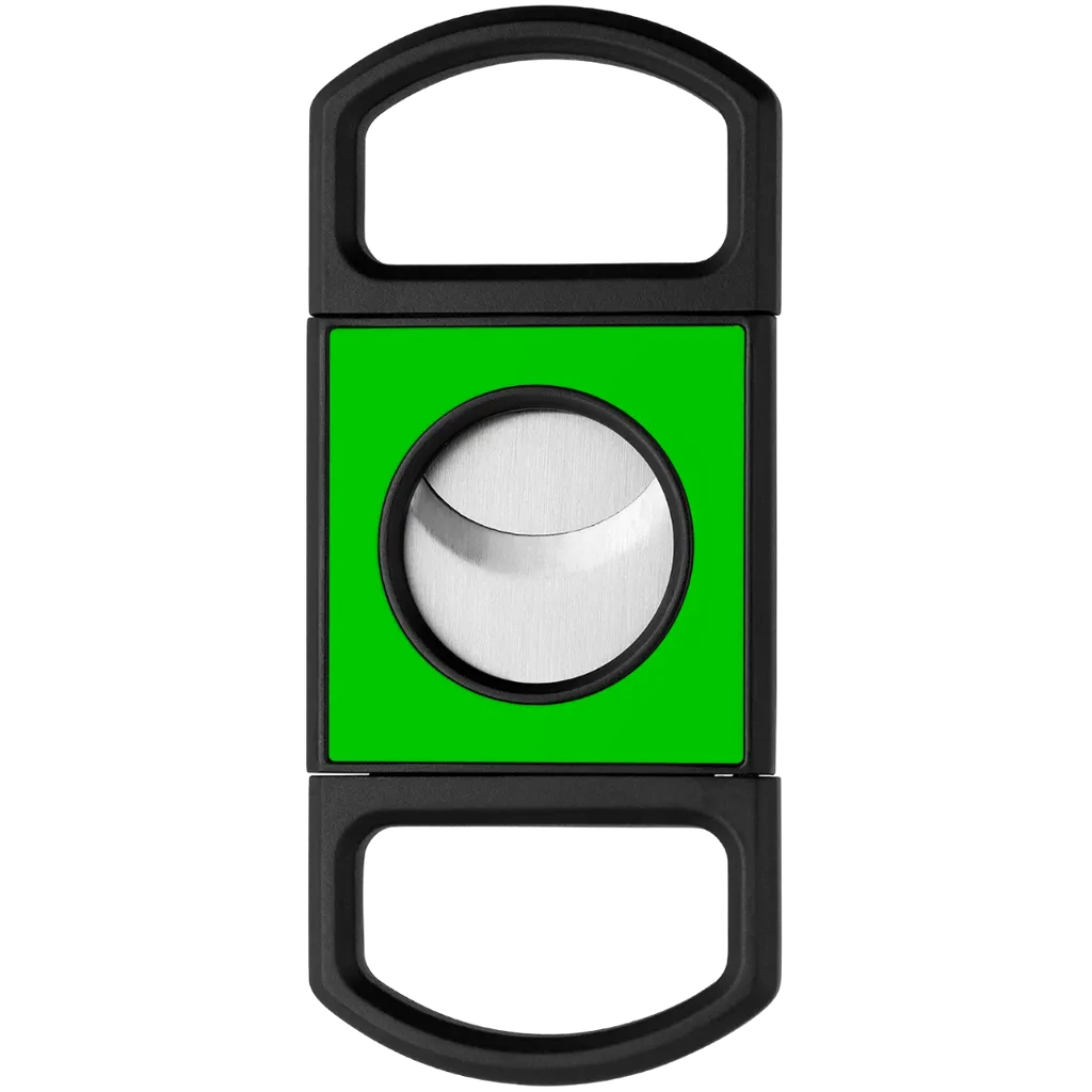 S.T. Dupont Fluo Cigar Cutter - Matte Black & Neon Green - Image 2