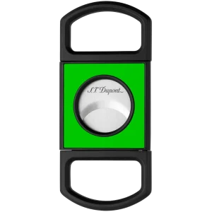 S.T. Dupont Fluo Cigar Cutter - Matte Black & Neon Green