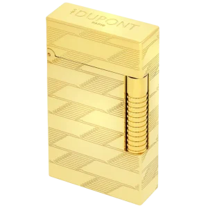 S.T. Dupont Le Grand Fluo Lighter - Fire X Yellow Gold