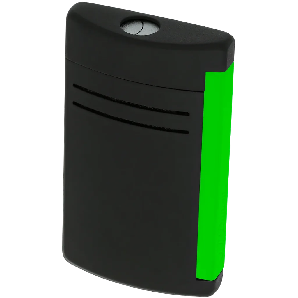 S.T. Dupont MaxiJet Torch Lighter - Matte Black & Neon Green