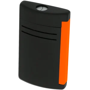 S.T. Dupont MaxiJet Torch Lighter - Matte Black & Neon Orange