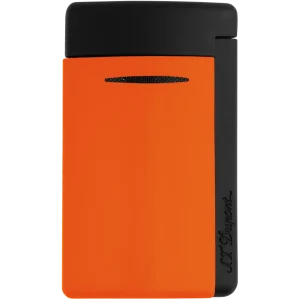S.T. Dupont Minijet Torch Lighter - Matte Black & Neon Orange