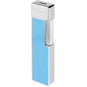 S.T. Dupont Twiggy Lighter - Light Blue Lacquer