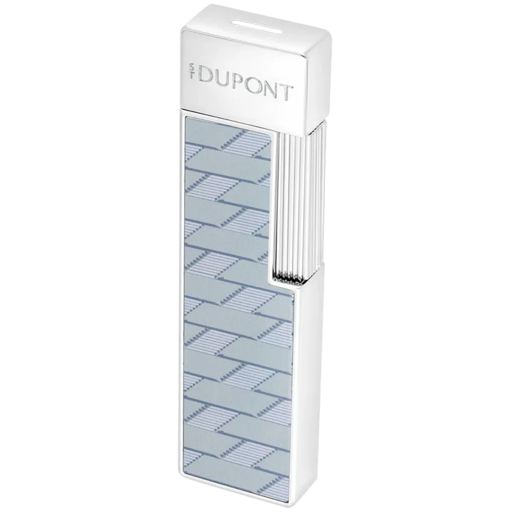 S.T. Dupont Twiggy Lighter - Monogram Gray