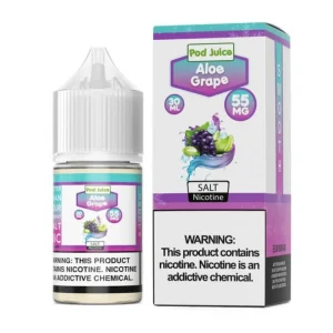 Salt Aloe Grape Tobacco Free Nicotine E-Juice 30ml | Pod Juice