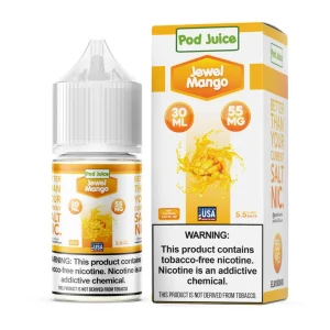 Salt Jewel Mango Tobacco Free Nicotine E-Juice 30ml | Pod Juice