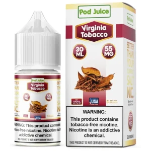 Salt Virginia Tobacco Tobacco Free Nicotine 30ml E-Juice | Pod Juice
